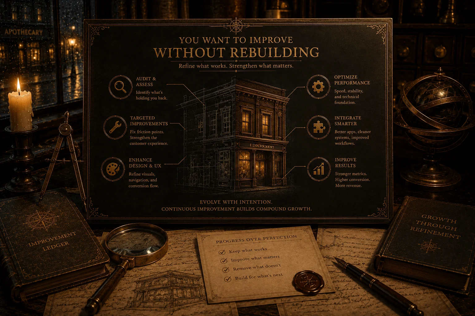 You want to improve without rebuilding